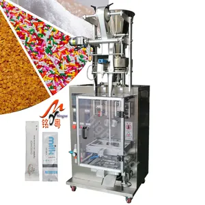 Yüksek hızlı şeker çubuk paketleme makinesi otomatik 5g şeker paketleme makinesi 80-100 torba