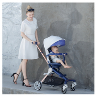 Poussette légère de luxe, facile à plier, compacte, pour voyage