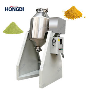 Stainless Steel Double Cone Mixer Automatic Gear Elevated Legs Easy Discharge Powder Mixer Rotary Blender for Food Chemical - Product Image 2