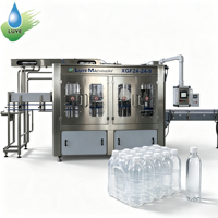 Ligne de production de remplissage d'eau minérale et d'eau pure entièrement automatique à grande vitesse 12000 bph pour bouteilles de 500 ml