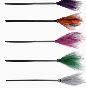 Escoba de Bruja de Halloween, Accesorio de Disfraz para Niños, Escoba de <span class=keywords><strong>Harry</strong></span> <span class=keywords><strong>Potter</strong></span>, Decoración de Halloween para Fiestas de Disfraces - Product Image 1