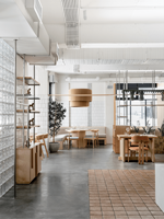 Design d'intérieur de restaurant moderne, comptoir de bar de restaurant sur mesure et mobilier de restauration commercial
