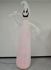Décoration <span class=keywords><strong>de</strong></span> jardin gonflable animée pour Halloween : Tombe, citrouille et fantôme en PVC/caoutchouc <span class=keywords><strong>de</strong></span> 2,4 m avec impression en typographie - Product Image 6