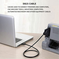 Cable db15 UL personalizado d sub 15 pin, conector trenzado blindado, serie macho hembra, extensión de 26AWG d-sub db15