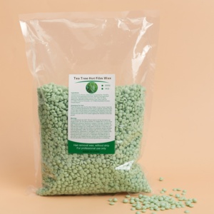 WaxNewK Perles de <span class=keywords><strong>cire</strong></span> brésilienne sans papier en gros 1kg Depil Tea Tree <span class=keywords><strong>Cire</strong></span> crème dépilatoire <span class=keywords><strong>verte</strong></span> pour tout le corps - Product Image 3