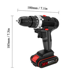 Perceuse-visseuse sans fil portable rechargeable 21V, multifonctionnelle, pour usage domestique, kit d'outils sans fil à batterie - Product Image 5