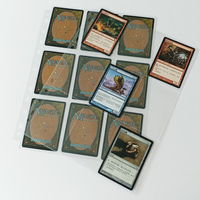 Yuantuo Trading Card Pages Fundas para Top Loading 9 Pocket Pages Clear Plastic Game Card Sleeves Protector