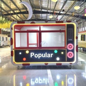 Quioscos de Venta Personalizados al por Mayor, Puestos Móviles de Té con Leche para Mercados Nocturnos, Puestos de Vendedor Ambulante para Negocios en Entradas de Parques - Product Image 6