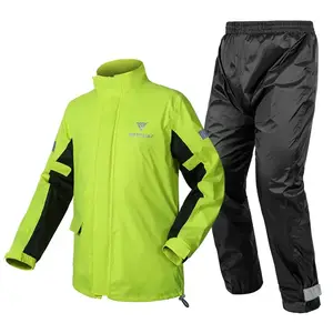 Motowolf Motorcycle Outdoor Riding Split Raincoat Rain Pants Suit Waterproof And Reflective Raincoat For Cycling