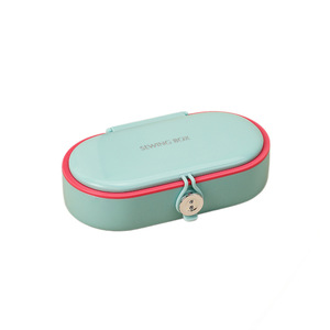 Kit de costura magnético, caja de costura de plástico portátil ovalada para uso doméstico, dormitorios de estudiantes universitarios - Product Image 5