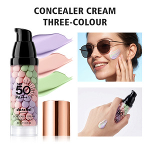 Correcteur Liquide Trois Couleurs, Lotion Isolante <span class=keywords><strong>Mixte</strong></span>, Maquillage Hydratant, Base de Teint Illuminatrice, Cosmétiques - Product Image 2