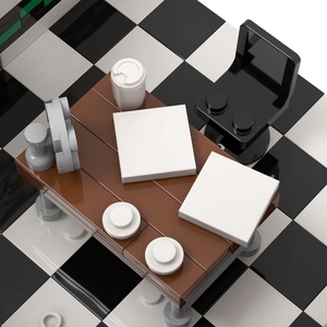 MOC1471 FNAF Oso de medianoche 2 Oficina sin figuras de acción bloques de construcción figuras juegos ladrillos amigo juguetes 5 noches en <span class=keywords><strong>Freddy</strong></span> - Product Image 6