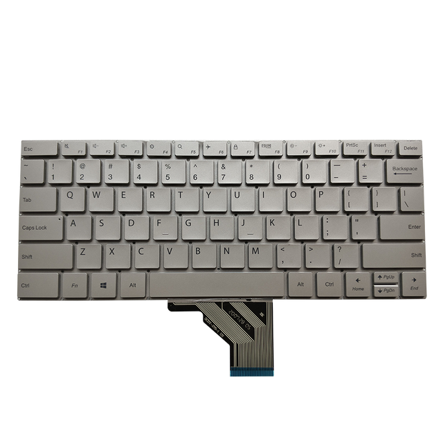 US English Laptop Keyboard for ONN Y1333W WU133W 100002434 SCDY-275-3 SCDY-275-1 Surf 13.3 Keyboard New Silver