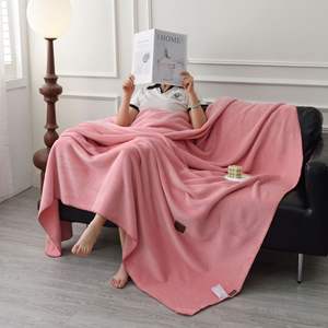 Couverture Moderne Multifonctionnelle en Flanelle Polaire Léopard <span class=keywords><strong>des</strong></span> <span class=keywords><strong>Neiges</strong></span> Couleur Unie Chaude Quatre Saisons pour la Pause Déjeuner au Bureau - Product Image 6