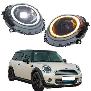 Faro LED de coche para BMW <span class=keywords><strong>MINI</strong></span> R55 R56 R57 R58 R59 <span class=keywords><strong>2007</strong></span> - 2013 faros RGB colorido DRL lámpara de señal de giro faro - Product Image 1