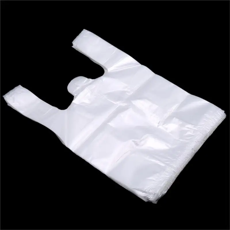 Transparent Plastic T Shirt Storage Roll Food Packaging Pla Custom Eco Friendly Shopping Bioplastic Bags
