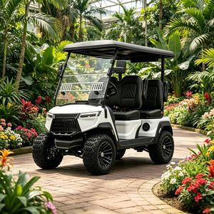 Carrito de Golf Eléctrico, Buggy de Golf con Suspensión de Doble Horquilla, Buggy de Transporte para Patrullaje en Parques, para Uso en Carreteras No Públicas, DOT CE EEC - Product Image 1