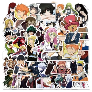 50 Uds. Juego de pegatinas de grafiti de mezcla de dibujos animados geniales para niños, regalo de promoción, calcomanía de papel, decoración de cuaderno, pegatinas de Anime - Product Image 3