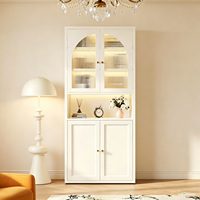 Mueble de Despensa Metálico Moderno Desmontable, Sin Formaldehído, Antioxidante, con Marco Fosfatado, Muebles para el Hogar, Sala de Estar