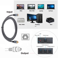 Câble audio optique Type-C vers SPDIF Toslink, adaptateur mâle USB-C vers interface audio numérique à fibre optique