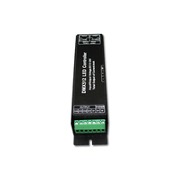 Directo de fábrica 12V 24V 4A Pantalla digital 4 canales RGBW DMX512 controlador para tira Led RGBW
