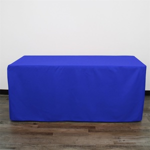 Nappe ajustée en polyester tissé imperméable et résistant à l'huile, avec logo publicitaire, pour usage promotionnel lors des expositions commerciales en extérieur - Product Image 3