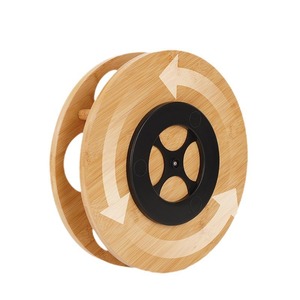 Estante giratorio de bambú para encimera de cocina, organizador multifunción de madera para botellas de condimentos, Lazy Susan. - Product Image 5
