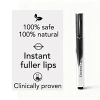 Stylo Volumateur Lèvres Haute Qualité Naturel Végan, Repulpant Longue Durée à l'Acide Hyaluronique, Gloss Hydratant Éclaircissant