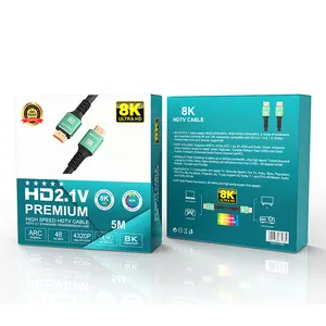 Sipu Green 30 8K สาย HDMI 2.0 48Gbps ความเร็วสูง HDMI braided Cord-4K 120Hz 8K @ 60Hz HDCP HDMI kabel