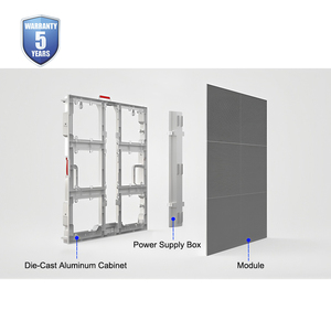 Hoogwaardig full-color LED-scherm (P3.33/P4.44/P5.71/P6.66/P8-P10) voor binnen/buiten gebruik, IP65-geclassificeerd, 5 jaar garantie - Product Image 3