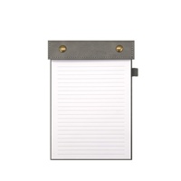 Carnet à couverture en similicuir à boutons, ligné, en stock, agenda quotidien anglais, carnet à points vierges, cadeau