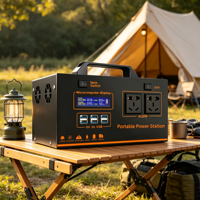 360Wh 400W Portable Power Station Solar Generator, Multi-Output AC DC USB-C, Fast Charging, Ideal for Camping Outdoor Emergency