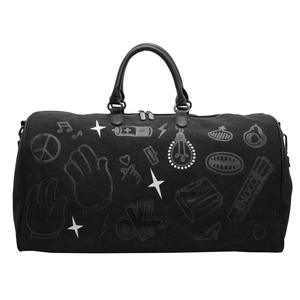 <b>Lightweight</b> Graffiti Shoulder Crossbody <b>Bag</b> <b>Travel</b> Trendyy Barrel Weekender Sports Fitness Handbag Polyester Duffel Gym <b>Bag</b> - Product Image 1