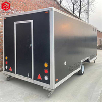 Vélo électrique de haute qualité camion à café remorque de voyage camping-car Mini caravane chariot de nourriture remorque