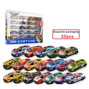 Set promozionale personalizzato in lega personalizzato simulazione in miniatura 1/64 Diecast Model Car Toys veicoli tirare indietro macchinina per bambini