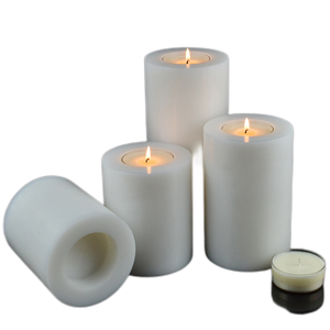 Photophore personnalisé Produit en plastique <span class=keywords><strong>10</strong></span> <span class=keywords><strong>cm</strong></span> Diamètre 15 <span class=keywords><strong>cm</strong></span> <span class=keywords><strong>Hauteur</strong></span> Couleur blanche - Product Image 1