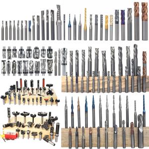 Sjabloon Flush Trim Router Bit Patroon Kom Bodem Clearing 3 Fluit, Upcut Spiraal 1/2 Snijden Dia. Voor Flush Trimmen-1/4 "Schacht - Product Image 6