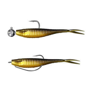 Palmer 6,5 cm 1,3g auf Lager Swimbait Gabel Split Tail Schwimmender Angel köder Silikon Weich plastik köder Wurm Angel köder - Product Image 5