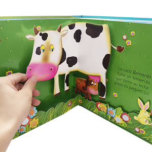 Libro de cartón personalizado OEM para niños, Impresión de cuento, Educación Temprana, pop-up, <span class=keywords><strong>2022</strong></span> - Product Image 3