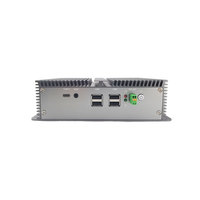 Ordinateur industriel embarqué EVUC Intel J6412, triple écran, DP Type-C, 4 ports COM, prise en charge du Wi-Fi 4G/5G, tension large, mini PC sans ventilateur