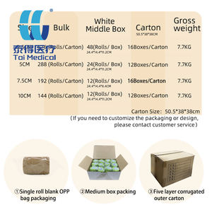 Pita Perekat Medis Elastis Sekali Pakai 2.5CM*4.5M Diskon Grosir Pabrik dengan Pola Cetak - Product Image 4