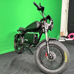 Bicicleta Eléctrica de Suspensión 2026 con Llantas Gruesas de 20 Pulgadas, Motor de 72V y Batería de 30ah, en Stock, Envío desde Almacén en EE. UU., Envío desde China, SK-2 0em/ - Product Image 1