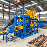 Machine de fabrication de briques en ciment entièrement automatique OEM/ODM pour projets de briqueterie de grande capacité avec moules interchangeables
