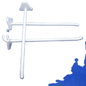 Chất lượng cao phổ biến 2 "3" 4 "5" 6 "7" 8 "10" 12 "màu trắng đen duy nhất prong PEG Hội Đồng Quản trị hiển thị nhỏ ABS nhựa <span class=keywords><strong>Pegboard</strong></span> móc - Product Image 1