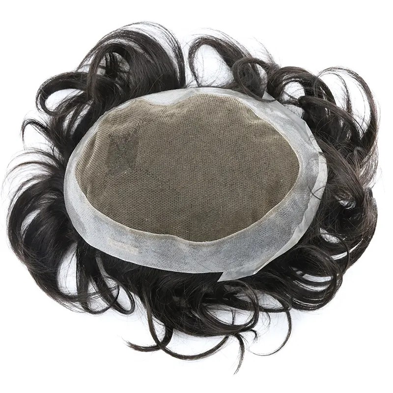 Sistema de cabello humano Invisible para hombres, tupé de Australia, Listo para envío