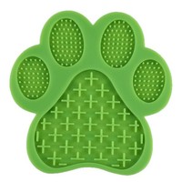 Tapis de léchage en silicone 100% de qualité alimentaire, étanche IPX8, en forme de patte, facile à nettoyer, écologique, moderne, pour gamelle de nourriture lente avec logo personnalisé
