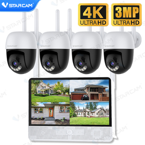 <span class=keywords><strong>Vstarcam</strong></span> N8-4P 4CH <span class=keywords><strong>NVR</strong></span> พร้อมจอภาพในตัวขนาด 10.1 นิ้ว ระบบกล้อง IP 3MP มองเห็นในเวลากลางคืน เสียงสองทาง ตรวจจับมนุษย์ แจ้งเตือนการเคลื่อนไหว - Product Image 1