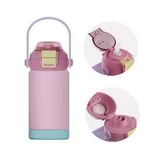 Nouvelle conception de gourde isotherme pour enfants, 12 oz, bouteille sous vide en acier inoxydable, gourde mignonne pour enfants - Product Image 4