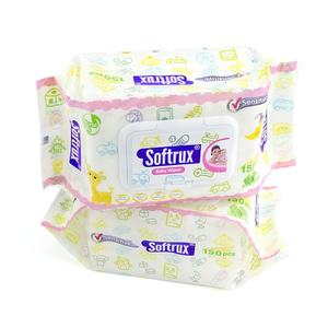 Lingette nettoyante de haute qualité féminine sans <span class=keywords><strong>alcool</strong></span> non parfumée pour bébé nouveau-né adultes lingettes humides - Product Image 1