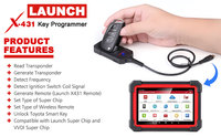 Programador de Llaves LAUNCH X431, Lectura y Escritura de Chip IMMO, Compatible con X431 IMMO Elite, IMMO Plus, Llave Inteligente Antirrobo